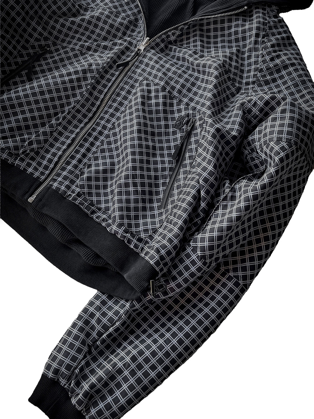 Reversible Waffle Knit Zip-Up