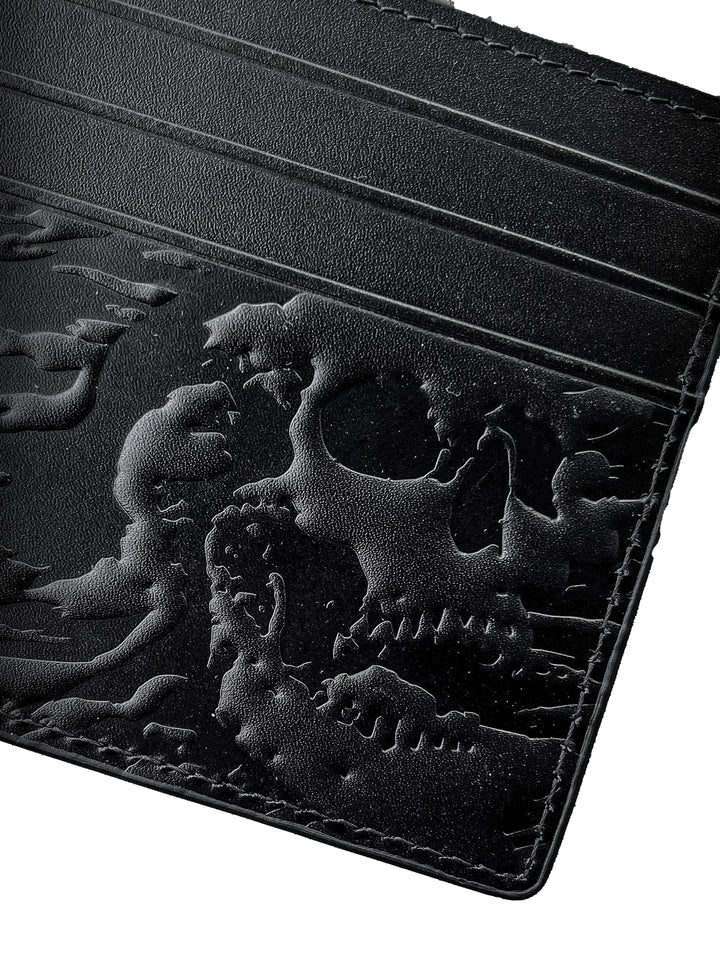 Flaming Skull Card Holder