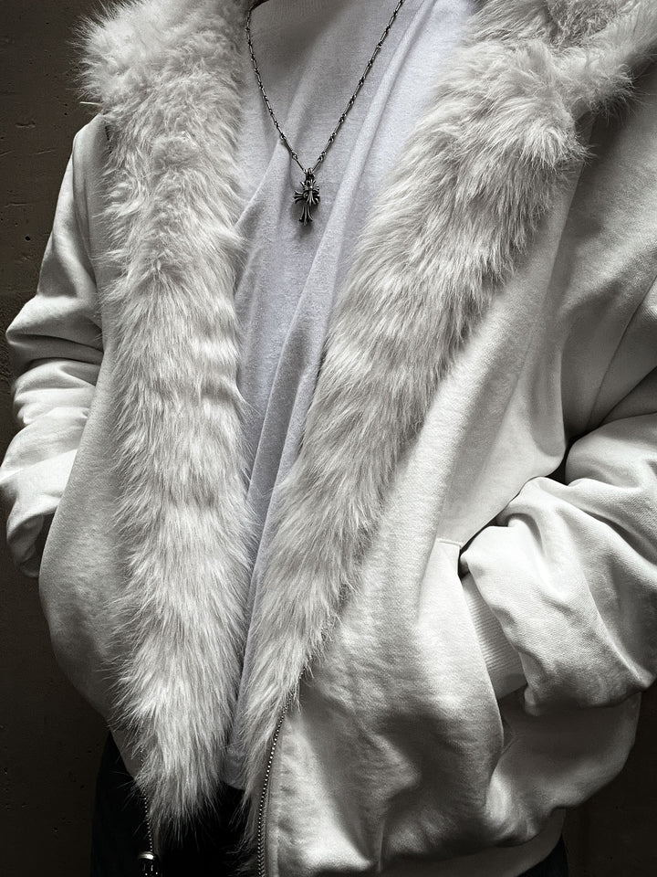 Reversible Fur Zip-Up