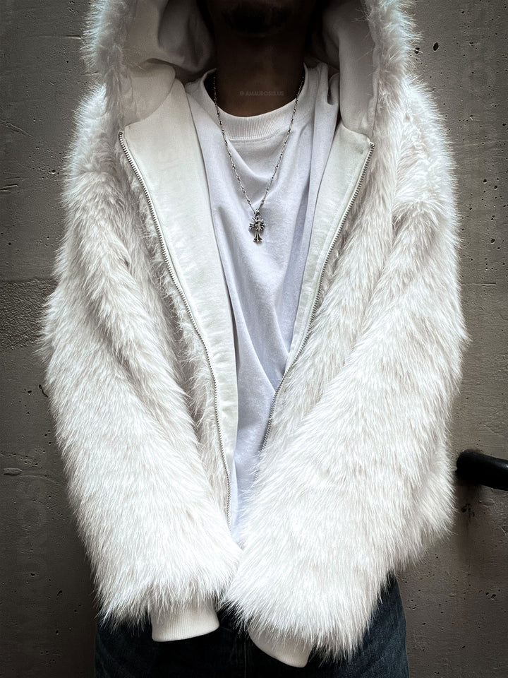 Reversible Fur Zip-Up