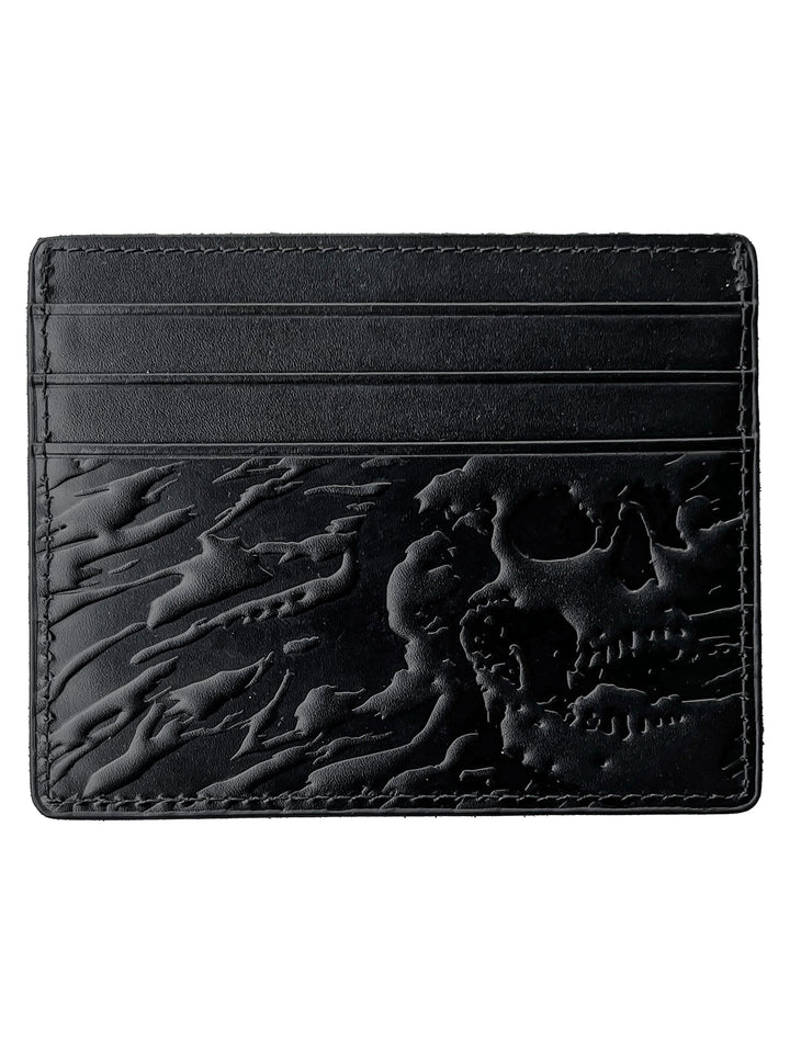 Flaming Skull Card Holder