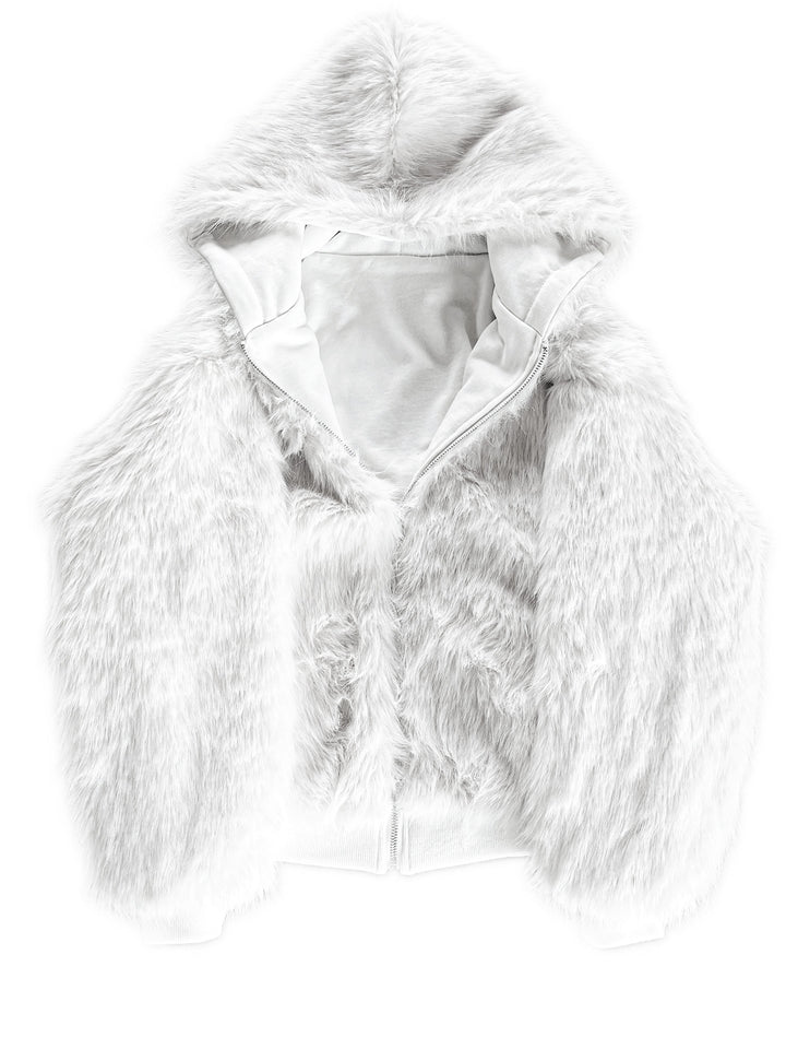 Reversible Fur Zip-Up