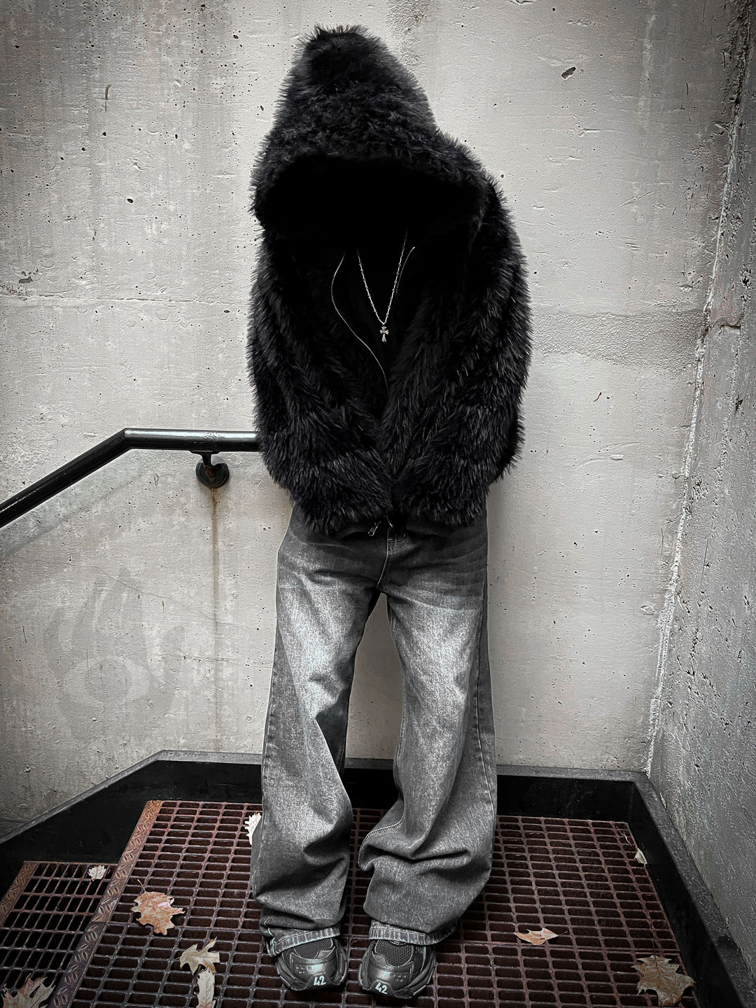 Reversible Fur Zip-Up