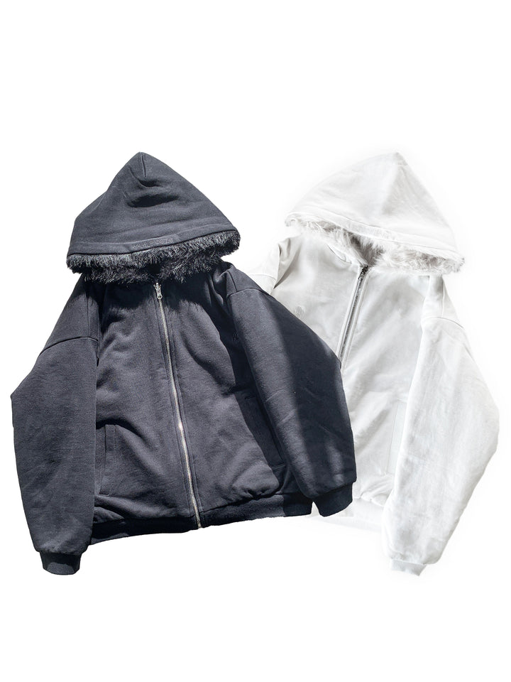 Reversible Fur Zip-Up